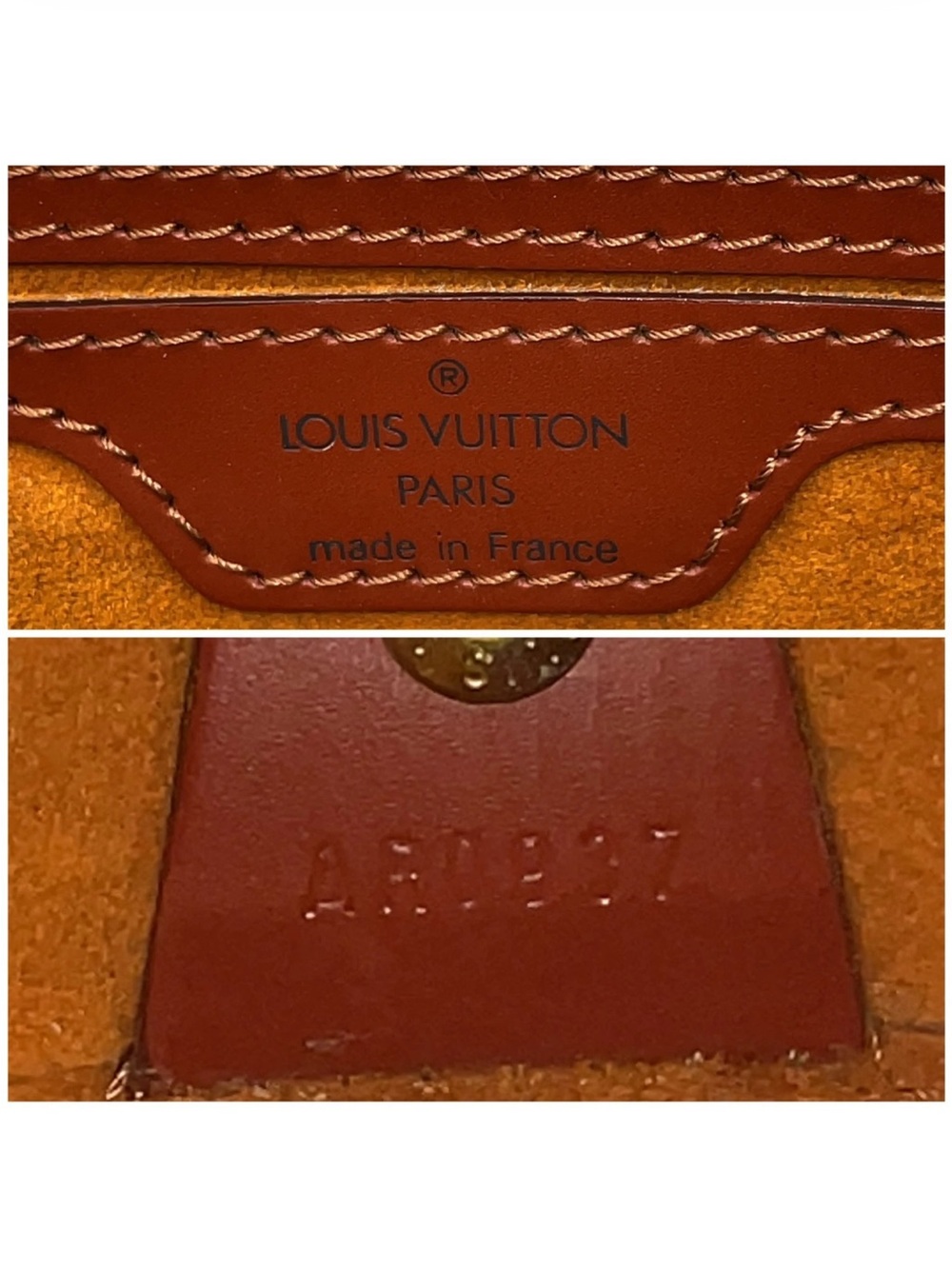Louis Vuitton Epi leather papillon tote with pouchette - Picture 10 of 16